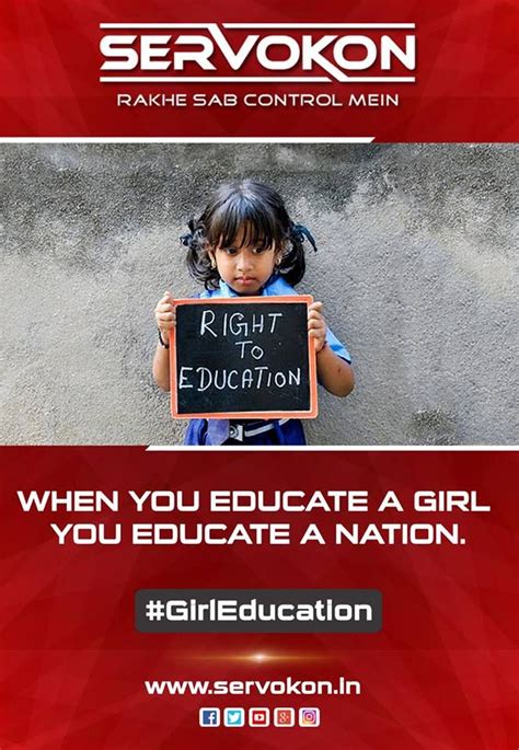 When You Educate A Girl You Educate A Nation Right To Education