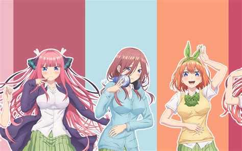 The quintessential quintuplets (2019) a poor, straight a student is hired to tutor some rich quintuplets. Download 2880x1800 The Quintessential Quintuplets, Manga ...