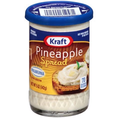 Kraft Pineapple Spread With Philadelphia Cream Cheese 5 Oz Dillons