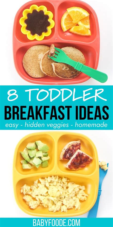 8 Toddler Breakfasts Easy Healthy Baby Foode In 2021 Toddler