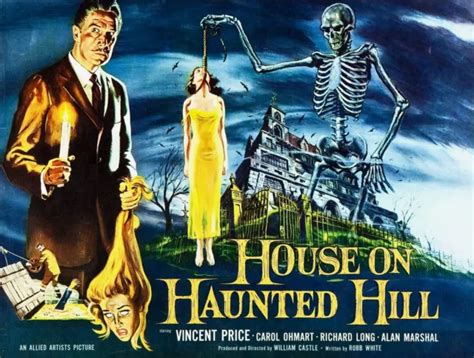 3366house On Haunted Hill Horror Terror Movie Film Posterhome Room