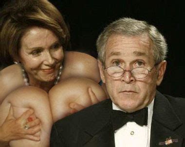 Post Fakes George W Bush Nancy Pelosi Politics Roundandheavy