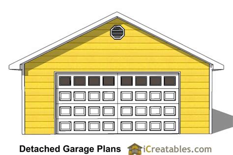 24x40 Garage Plans 24x40 Detached Garage Plans