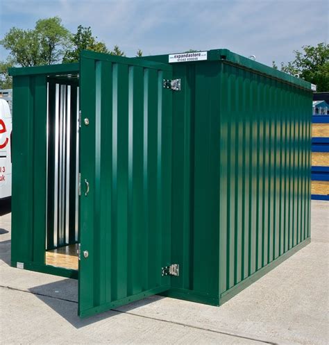 Flat Pack Shipping Containers 3m Self Assembly Green £158800 Flat