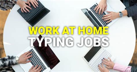 15 Typing Jobs From Home You Can Start Today