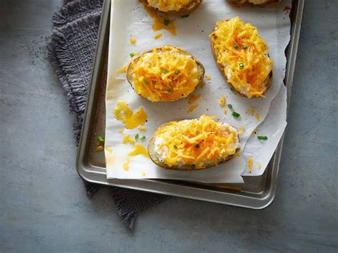 Place sweet potato fries into a large bowl, drizzle with 1/4 cup olive oil, and toss to coat. Twice Baked Potatoes Recipe | Yummly | Recipe in 2020 | Baked potato recipes, Recipes, Twice ...