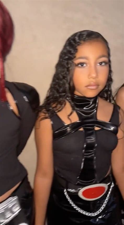 North West Dresses Up As Chilli From Tlc In Leather No Scrubs