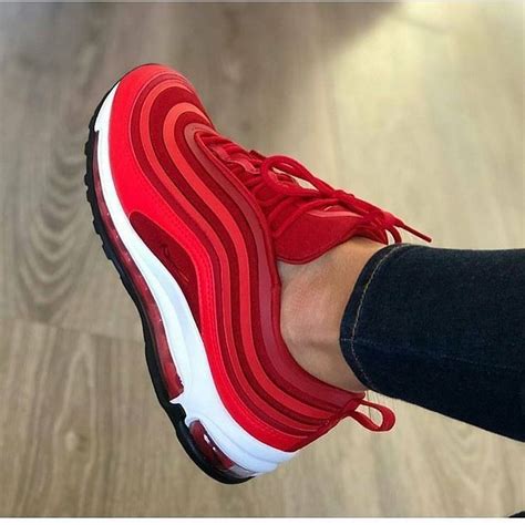 Red Shoes Red Sneakers Nike Shoes Women Cute Sneakers