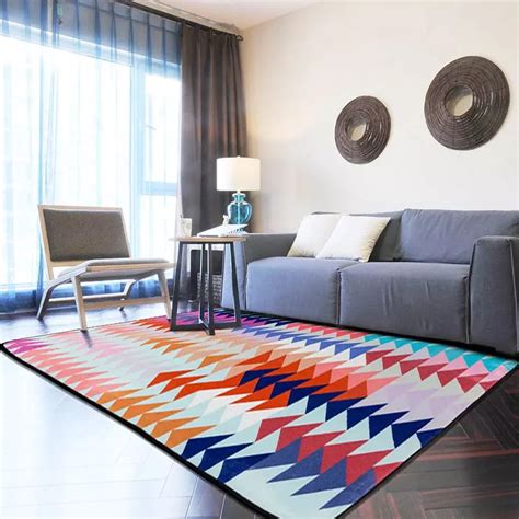 With multiple factors to consider in your choice, you need to have a firm. Blue and Grey Rug Modern Geometric for Living Room ...