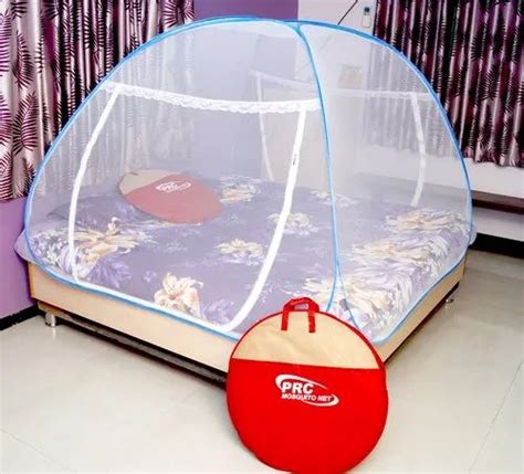 Prc Double Bed Border Folding Mosquito Net Blue At Rs 1050 Portable