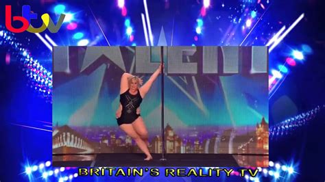A Pole Dancing Masterclass From Emma Haslam Britains Got Talent 2014 Youtube