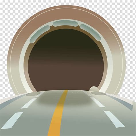 Cartoon Tunnel Tunnel Material Transparent Background Png Clipart