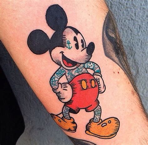Tattooideasmale Mouse Tattoos Mickey Tattoo Traditional Tattoo