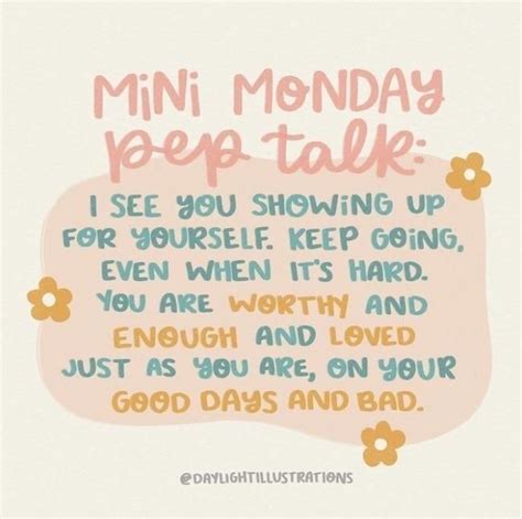 Monday Pep Talk Encouragement Quotes Giving Quotes Happy Monday Quotes