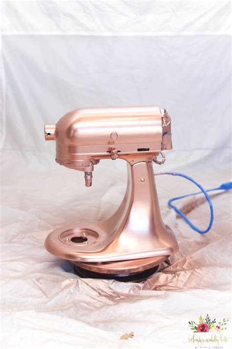 The secret is in the components: How to Paint a KitchenAid Mixer - REFASHIONABLY LATE