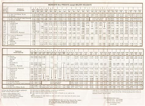 Nj Transit Raritan Valley Line Timetable June 28 1981 Flickr
