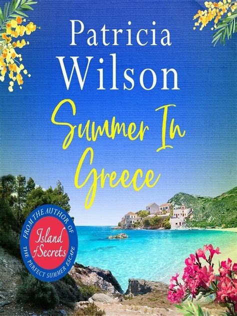 Summer In Greece Audiobook Patricia Wilson Listening Books