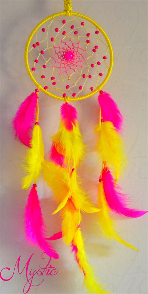 Pink And Yellow Dream Catcher Making Dream Catchers Dream Catcher