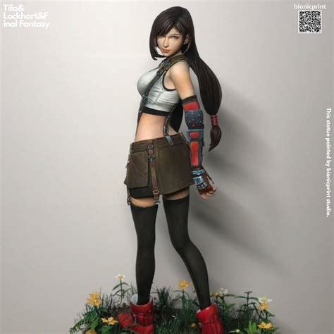 Tifa Lockhart Final Fantasy Hand Painted Collectible Figure Etsy