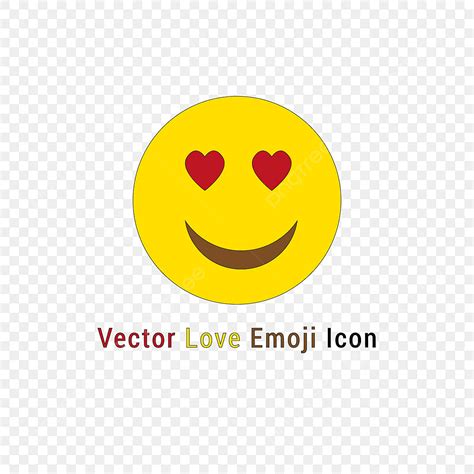 Love Heart Emoji Vector Hd PNG Images Vector Love Emoji Icon Love