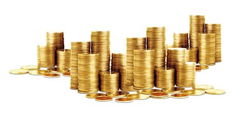 Golden Coins Stack Currency Png Image Png Mart