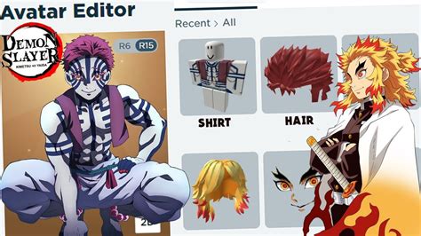 New How To Make Akaza And Kyojuro Rengoku In Roblox Demon Slayer