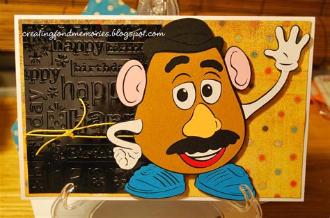 Creating Fond Memories Mr Potato Head Birthday Card