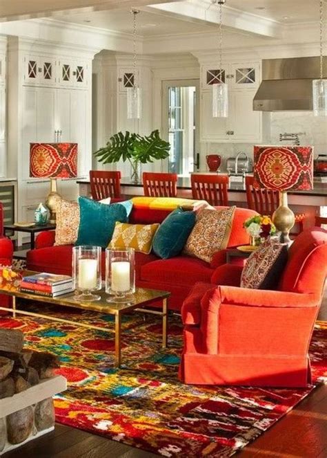 48 interesting burnt orange and teal living room ideas livingroom livingroomdecor