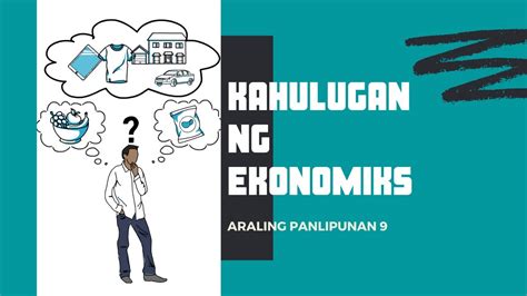 Drawing Poster Tungkol Sa Ekonomiks Alokasyon At Iba T Ibang