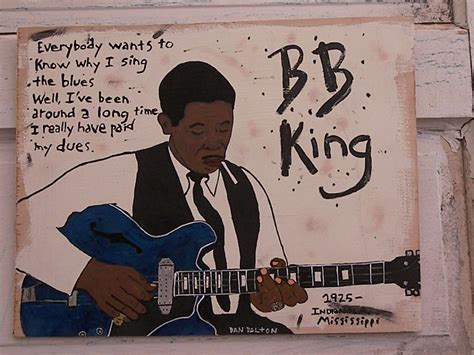 bb king dan dalton art delta blues blues music art blues folk art outsider art raw art
