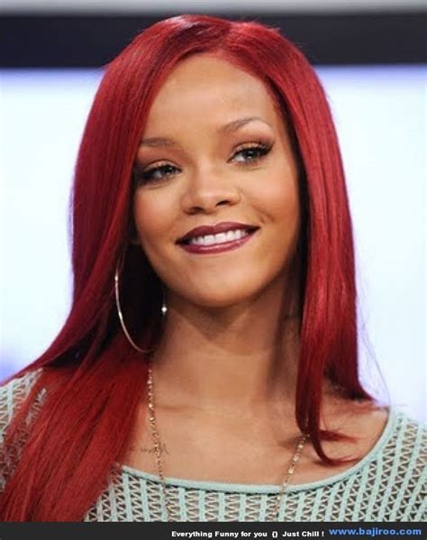 Rhianna Rihanna Red Hair Burgundy Hair Hair Color Burgundy