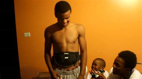 Kid Goes Super Saiyan Using Contour Electronic Muscle Stimulator - YouTube