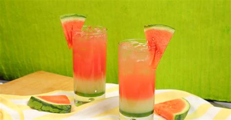 Layered Watermelon Spiked Punch With Boozy Watermelon Recipe Video