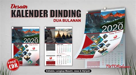 36 Desain Kalender Meja 2020 Cdr Pictures Blog Garuda Cyber