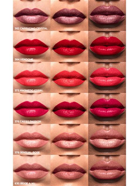 Loreal Lipstick Color Chart