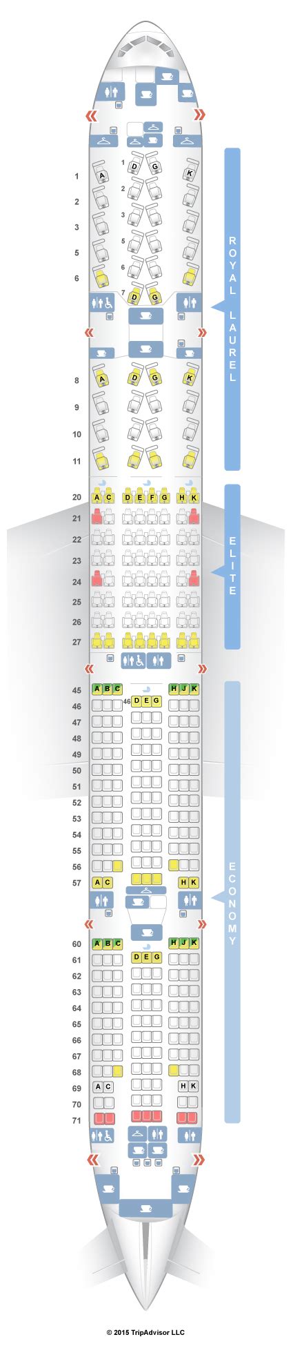 Seatguru Seat Map Eva Air Boeing 777 300er 77n77w V1