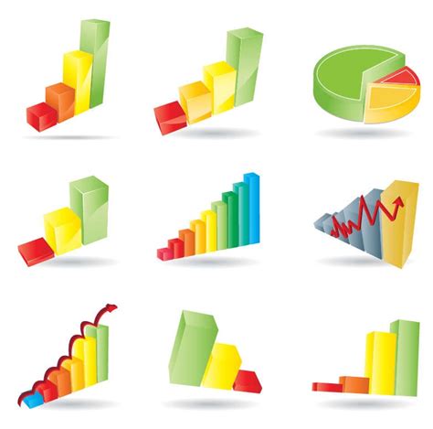 Business Charts Vector Set Free Vector Graphics All Free Web