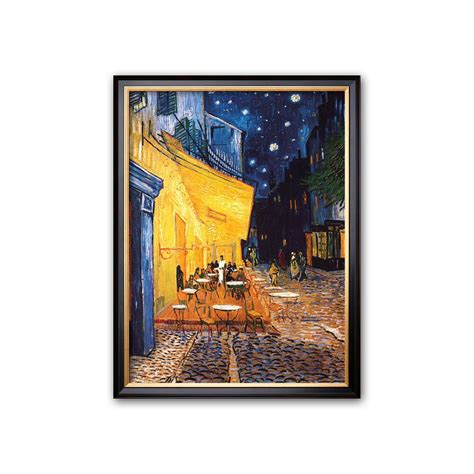 Art Com The Cafe Terrace On The Place Du Forum Arles At Night C