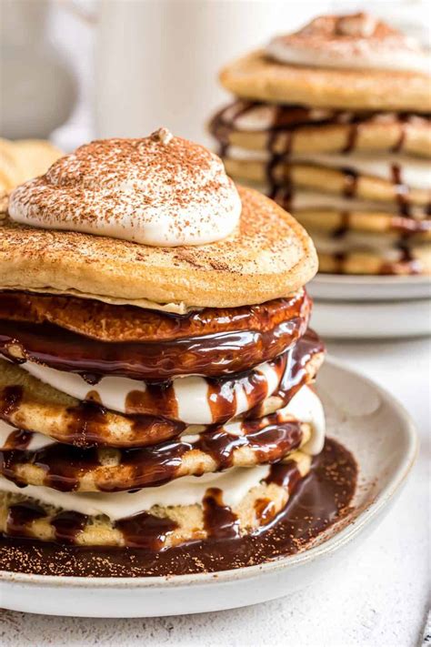 Tiramisu Pancakes Pancake Recipes