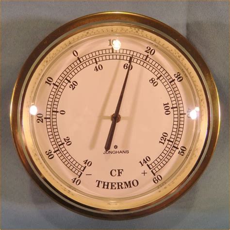 Junghans Ship Set Nautical Set Clock Thermometer Barometer