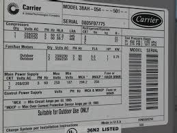 Somewhere in the model # will be a 2 digit number that is divisible by 6. Where is the serial number located on a carrier comfort ...