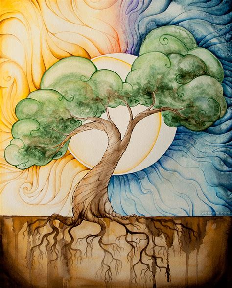 20 Beautiful Tree Paintings And Colorful Painting Ideas