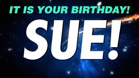 Happy Birthday Sue This Is Your T Youtube