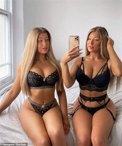 Love Island S Jess And Eve Gale Poses Up A Storm In Black Lingerie For