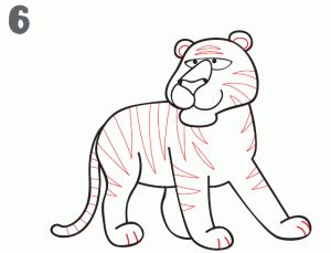 Como Dibujar Un Tigre Paso A Paso A Lapiz C Mo Dibujar Un Tigre