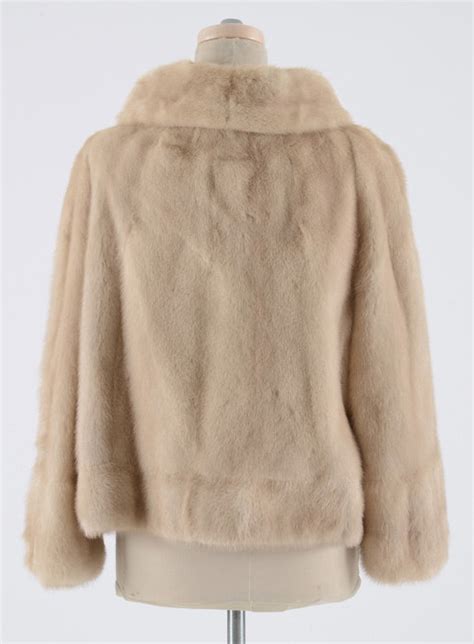 Women S 1960s Vintage Blonde Mink Fur Coat Ebth