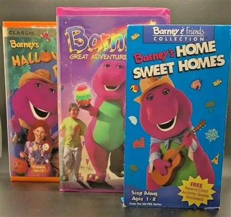 Barneys Vhs Lot Home Sweet Homes Great Adventure The Movie