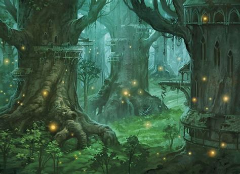 Elven Forest Village Eragon Pinterest Forests Fireflies And Elf