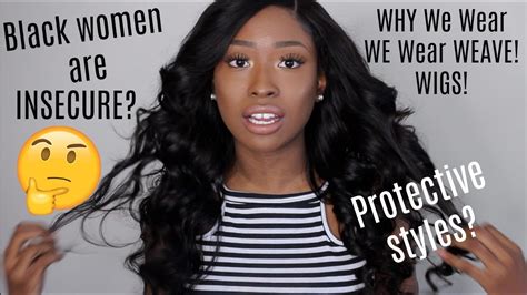 Find the perfect style for black women in our wide variety of luxurious textures! WHY Black Women REALLY Wear WIGS & EXTENSIONS!? - YouTube