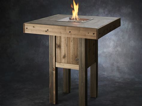 Outdoor Greatroom Westport Pub Height Square Gas Fire Pit Table Ogwp1616